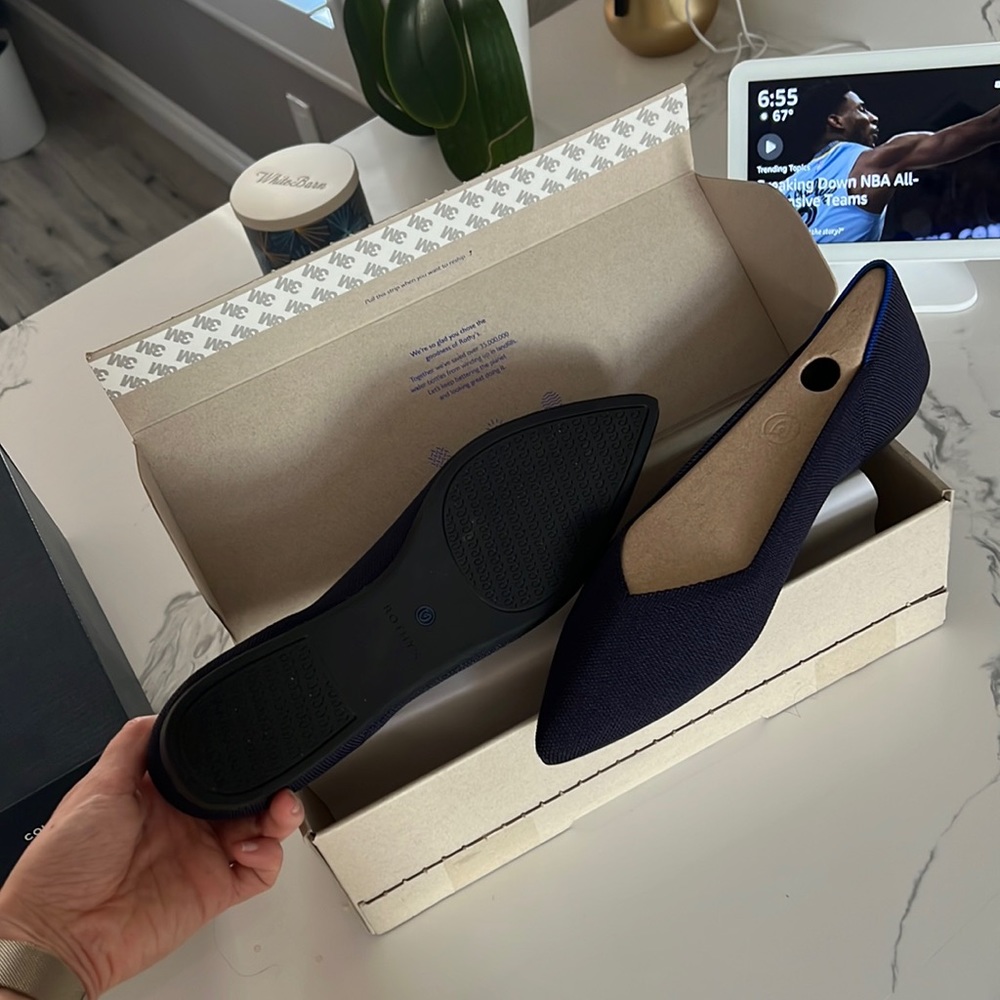 Rothy’s Pointed Toe Flats - Navy